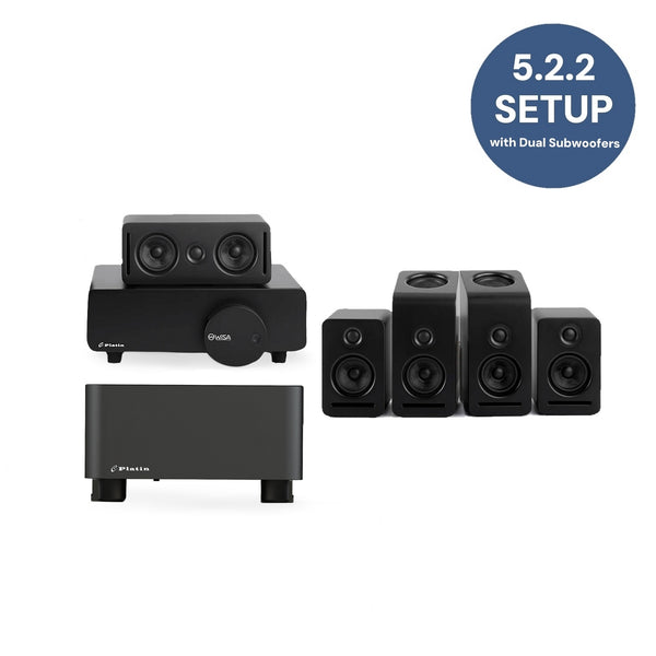 その他 MANIMANA CRYSTAL SOUND Sen & 5 Masters 7.1 Wireless Surround Bundle: Affordable Home Theater Setup
