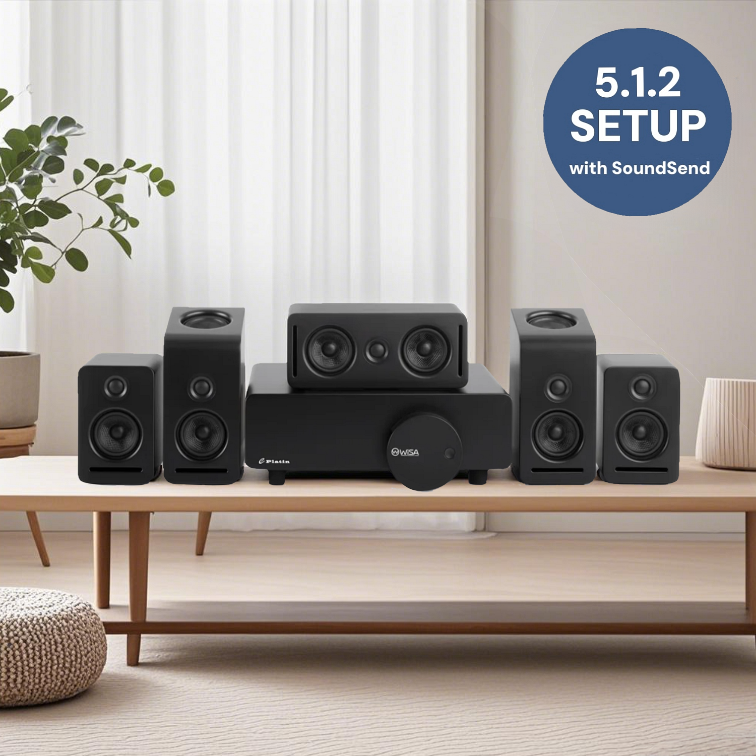 Platin Wireless Surround Sound Home Theater Systems Platin