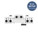 Home theater system with speakers and receiver