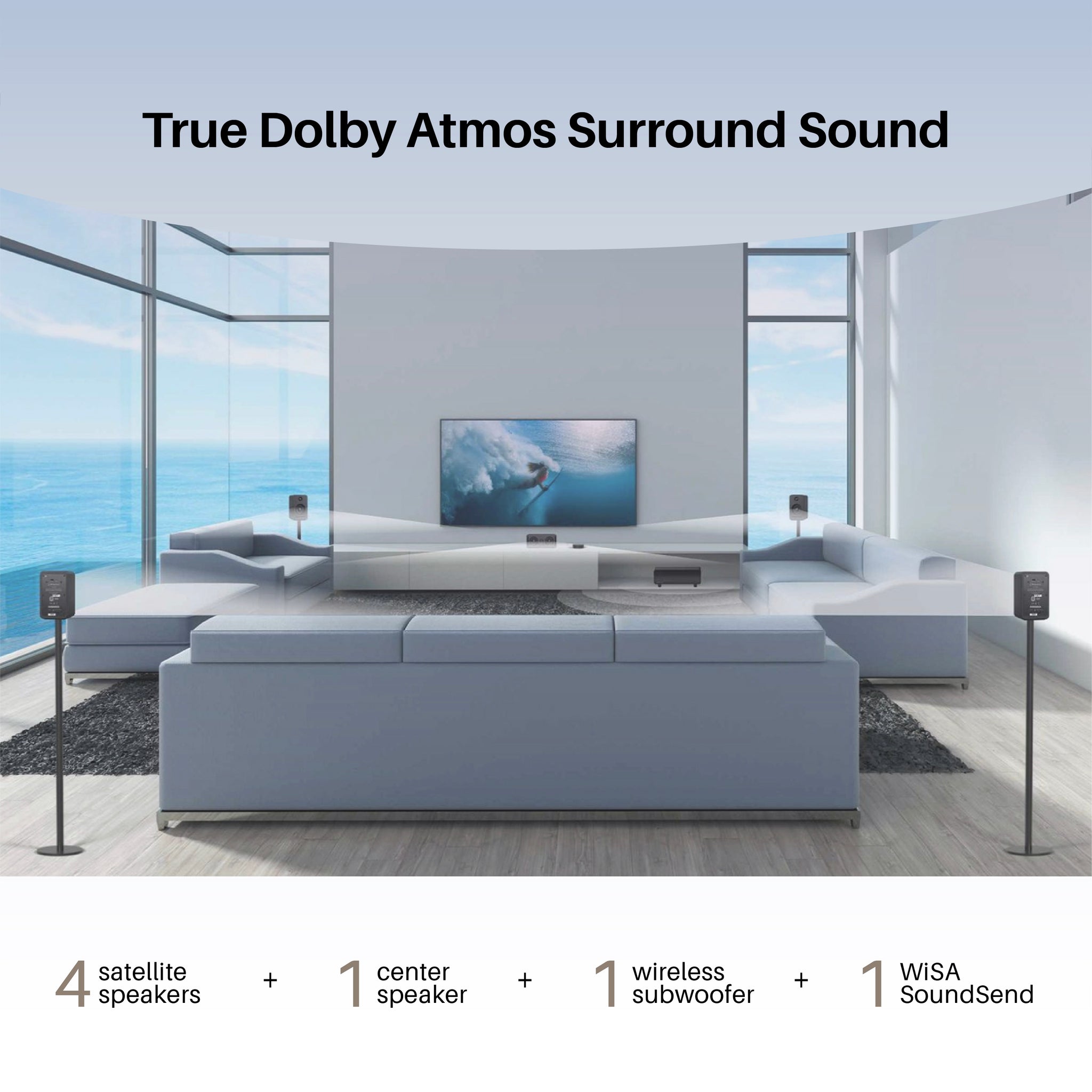Home Theater Budget Soundbar With Dolby Atmos Atmos Speakers Best