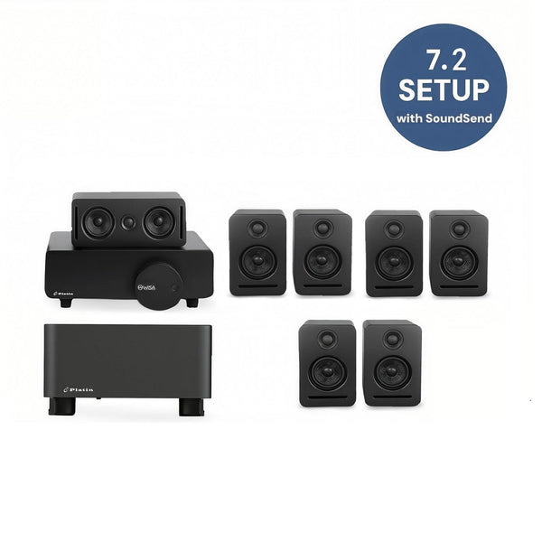 7.2 Wireless Surround System for Ultimate Movie Nights - Platin Audio