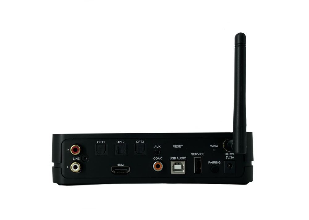 Stereo Hub - Stereo WiSA transmitter with streaming, HDMI and inputs